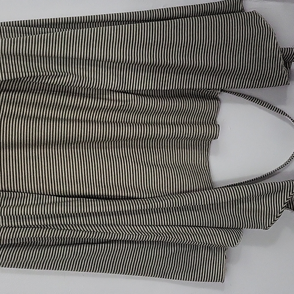 Olive Green Striped Cardigan - Picture 3 of 6